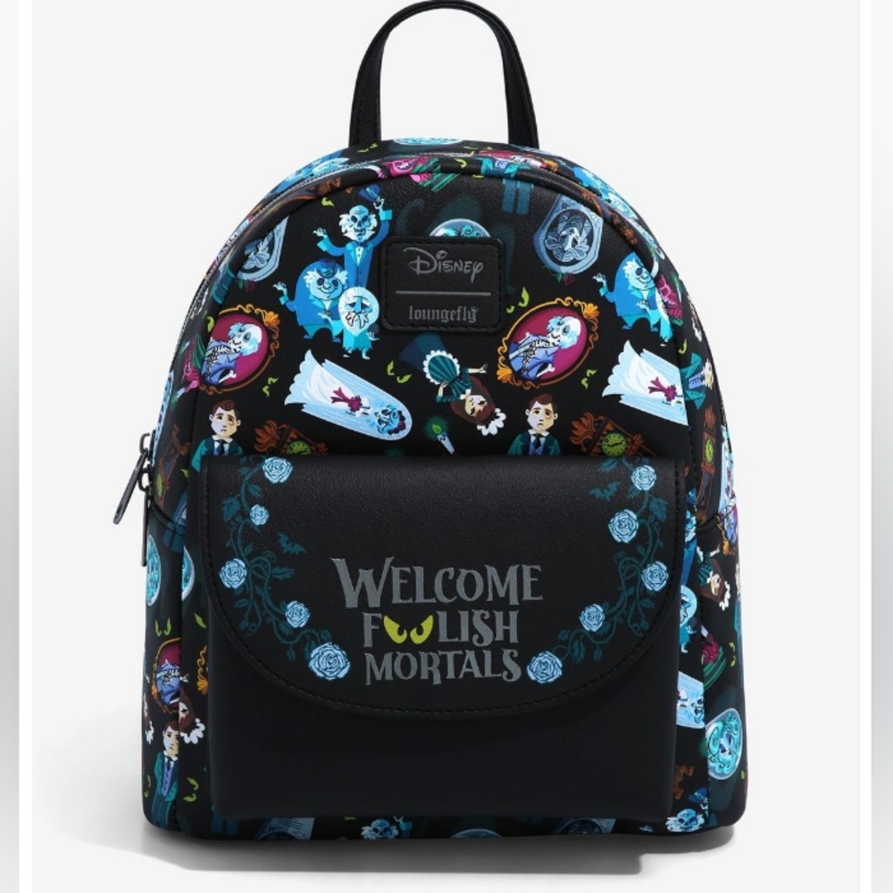 Haunted Mansion loungefly Foolish Mortal mini back pack